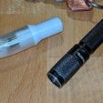 IMG_20190106_003625.jpg Thrunite Ti3 (or other 14mm diam. flashlight) diffusor with spare battery holder