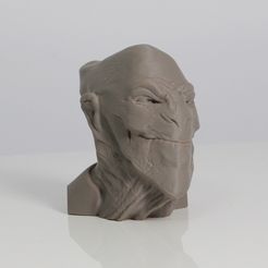 A2.jpg STL-Datei ACHFOS - Alien Creature Head From Outer Space kostenlos・3D-druckbares Modell zum herunterladen