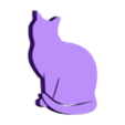 Cat_9.stl DECORATION CAT 2D