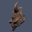 03.JPG Devil Mask-Hannya Mask-Samurai Mask-Satan mask for cosplay 3D print model