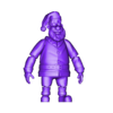 NOEL_2.stl 🎅 Santa Claus Print-in-Place - The Most Festive Articulated Christmas Model!