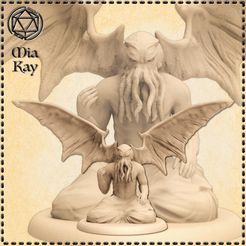 winged-cthulhu.jpg Archivo STL Cthulhu alado・Diseño para descargar y imprimir en 3D