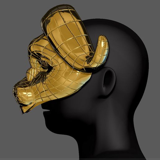 Vip Mask Draw Download file SQUID GAME BUFFALO VIP MASK LIFE SIZE COSPLAY PROPS ...