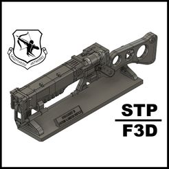 AER9.jpg 3D file Fallout 3 - AER9 Laser Rifle STEP & F3D・3D print design to download