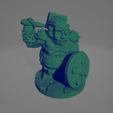 Orquindi-Cleaver-Buckler.png STL file Orquindi With Cleaver and Buckler・3D printer design to download, Ellie_Valkyrie