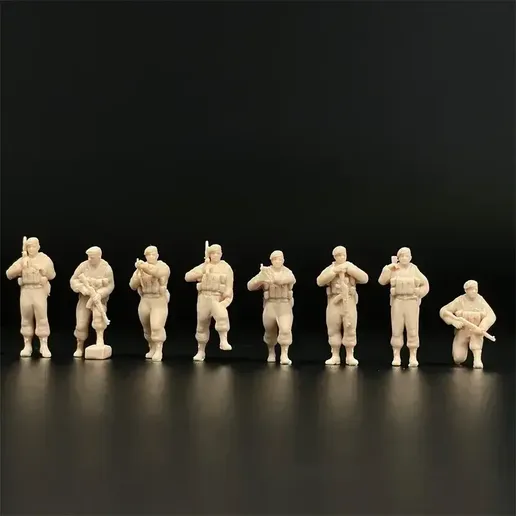 Beretes azuis russos   VDV 1/100 (15mm), 1/72, 1/56 (28mm) soldados de modelagem em escala militar.