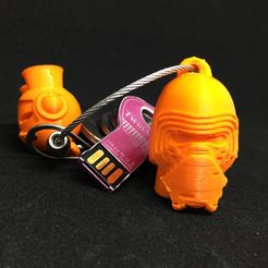 IMG_0096.JPG Fichier OBJ gratuit Kylo Ren - Porte-clés・Plan imprimable en 3D à télécharger