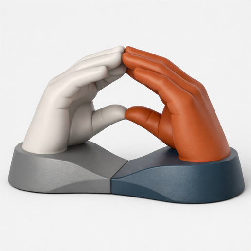 Unity Sculpture - Symbolic Art Sculpture STL