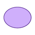 120x92 Oval.stl Miniature Bases for BattleMallet 420C