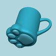 00main-cat-paw-mug.png Cat Paw - Cute Creative MUG STL