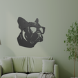 Badass-Bulldog.png Badass Bulldog Wall Art