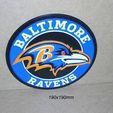 baltimore-ravens-escudo-letrero-rotulo-logotipo-impresion3d-mole.jpg Baltimore Ravens, shield, sign, signboard, sign, logo, logo, 3dprint, teams, league, soccer