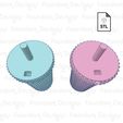 Untitled-3.jpg 3D file Starbucks Studded Tumbler Inspired Keychain STL File・Model to download and 3D print