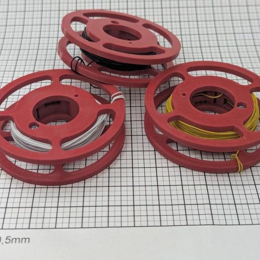 Mini Spool fi60 (Revision 2) - 3D model önizlemesi