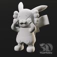 07.jpg Фигурка Пикачу KAWS черная - STL и OBJ для 3D печати