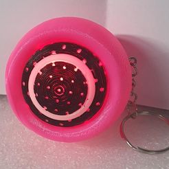 4.jpg Fichier STL gratuit Porte-clés jeu de calmar avec lumière LED・Plan pour impression 3D à télécharger