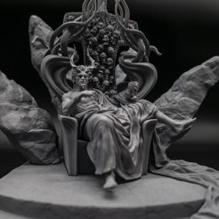 DemonPrintFrontL.jpg Download STL file In the presence of the demon • 3D print template, EtherealSculpts