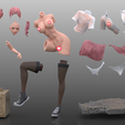 5-Camera-9.png Pink Skirt 3D print model - Sweetie girl 3D print model
