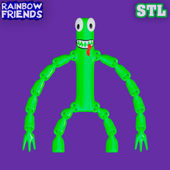 STL file (x8) Rainbow Friends 🌈・3D printing design to download・Cults