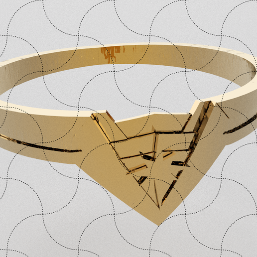 Fine Jewelry, Wonder Woman Ring 02 3D model