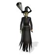vid_00001.jpg DOWNLOAD HALLOWEEN WITCH 3D Model - Obj - FbX - 3d PRINTING - 3D PROJECT - GAME READY