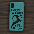 Case iphone X y XS Capricorn.png Case Iphone X/XS Capricorn sign