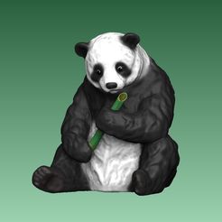 1.jpg Fichier STL Ours Panda・Plan pour imprimante 3D à télécharger