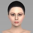untitled.267.jpg Beautiful asian woman bust for full color 3D printing TYPE 10