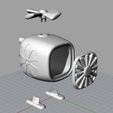 cam.jpg 3D file Helicopter Fan・3D printer design to download