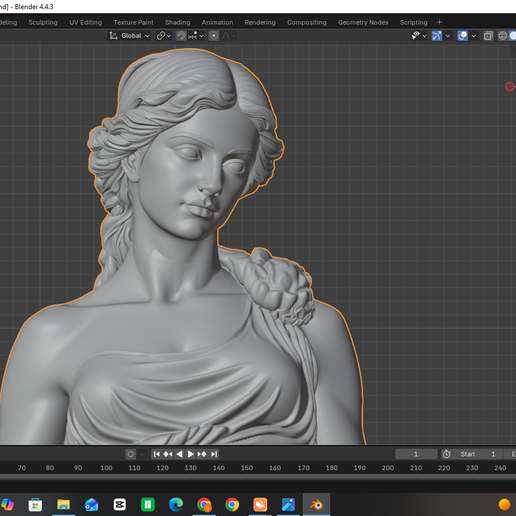 Timeless Grace – Classical Woman Sculpture