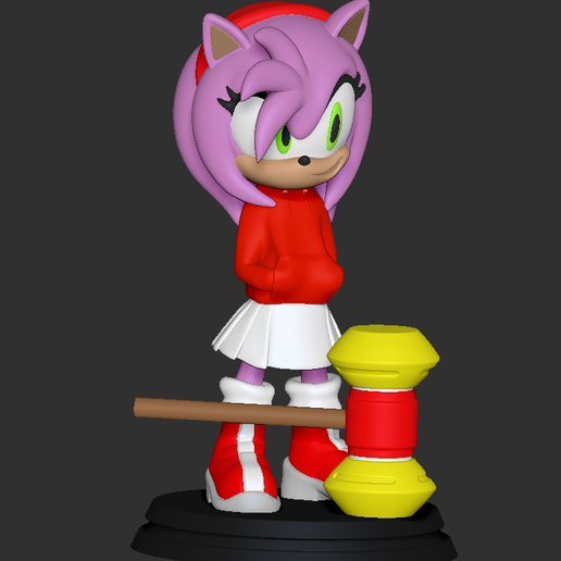 image.png Amy Rose Urban Vibes (Multiparts / 3MF)