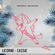 34.png Christmas bauble - Licorne - Cassie
