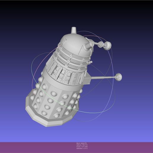 Download OBJ file Doctor Who Dalek • Template to 3D print ・ Cults