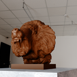 bust-head-2.png Baboon head bust statue