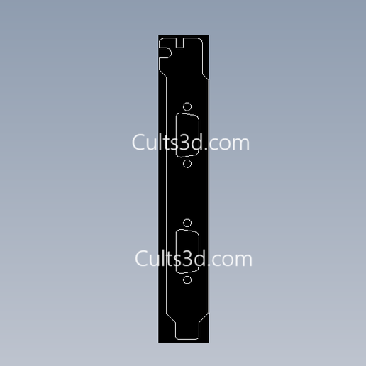 sheetmetal.png Amiga GBAPII++ GraKa Bracket