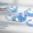 Bracelets_Coll_2_R4.jpg 3d 手镯设计，树脂 3d 打印手镯，STL 文件 SLS 3d 打印，3d 打印首饰设计，STL 模型文件，首饰制作 STL