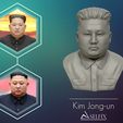 01.jpg 3D Sculpture of Kim Jong un 3D print model