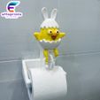easter-egg-chick-3dprint-1.jpg Easter Chick Egg Riding On Toilet Paper Hanger Gadget