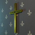 r-4.png Elegant Cross on the Wall for 3D Printing