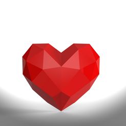 untitled.120.jpg heart low poly