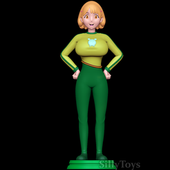 1.png Fichier 3D Ryoka Narusawa avec la tenue Yolkian・Objet pour impression 3D à télécharger