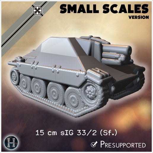 15 cm sIG 33/2(Sf) auf Jagdpanzer 38(t) Hetzer, Germany, März 1945, 1/48 - 48 Sp