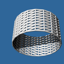 TRI-3.png STL file BRACELET SIZE M TRIANGULAR PATTERN 3・3D printing template to download