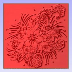 Fancy.jpg Fichier STL gratuit Arrangement de fleurs・Plan imprimable en 3D à télécharger