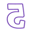 n5.obj CUTTER NUMBERS - COOKIE CUTTER NUMBERS