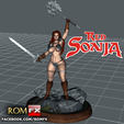 red sonja impressao1.png RED SONJA 3D Printing Action Figure