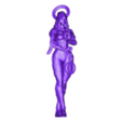 Sacred Witch Nude Version STL v2.stl Sacred Witch 2 versions Dress and Nude 3D print model