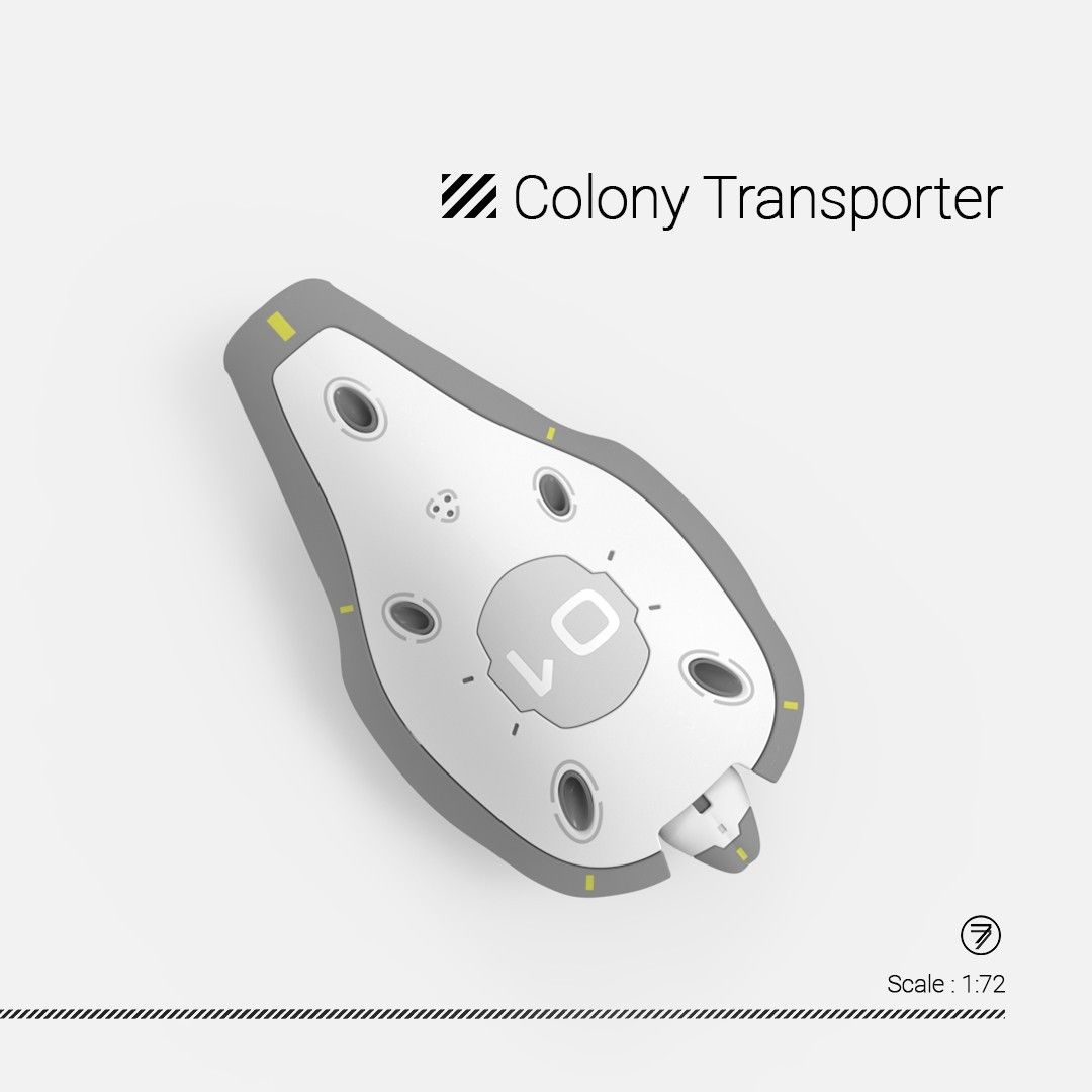 poster 3.jpg Download free STL file Colony Transporter model kit 1:72 • 3D printing model, 77LEE77