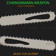 001.jpg 3D file Chainsaw Man Blade Arms - Denji Cosplay・3D printer model to download
