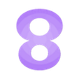 8.stl llavero Bola  8